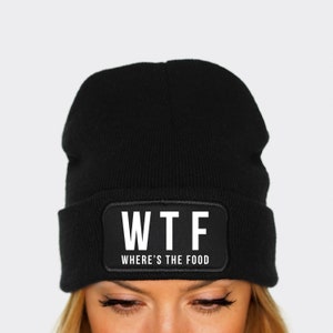 Gorro WTF Where&#39;s The Food Beanie