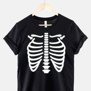 Kids Halloween Skeleton Shirt - Childrens Halloween Costume