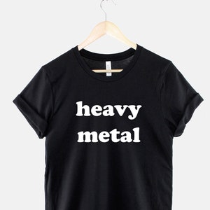 Heavy Metal TShirt - Rocker Rock Band Music T Shirt