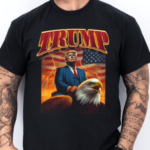 Trump Eagle Graphic T-Shirt: Proud American Patriot Tee