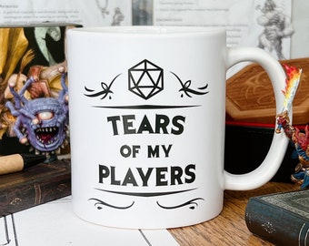 Tears Of My Players DnD Dungeon Master Mug - I'm The DM D&D Dungeons and Dragons Inspired Coffee Mug