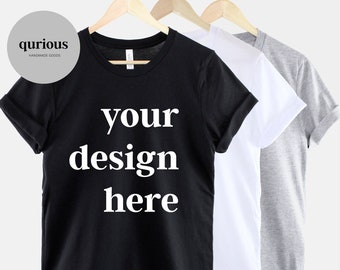 Custom Printed T-Shirt - Personalized Shirt With Your Design - Personalised Gift - Customized T-Shirt