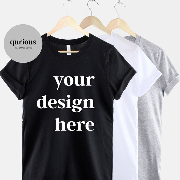 Custom Printed T-Shirt - Personalized Shirt With Your Design - Personalised Gift - Customized T-Shirt