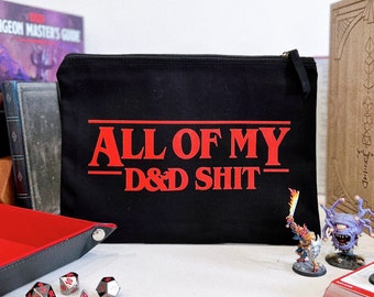 Dungeons And Dragons Dice Pouch - All Of My D&D Stuff D and D Accessory Pouch