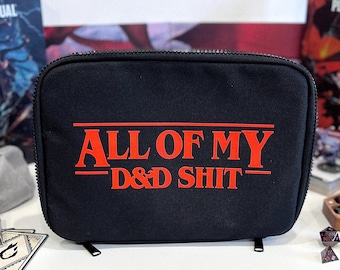 Dungeons and Dragons Würfeltasche: D & D Aufbewahrungstasche mit Reißverschluss