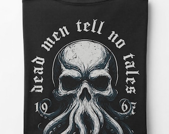 Dead Men Tell No Tales Shirt: Vintage Pirates Ride Skull Tee - Etsy