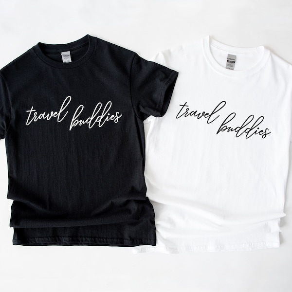 Travel Buddes T Shrt Travel T-shrt Adventure Tshrt - Etsy