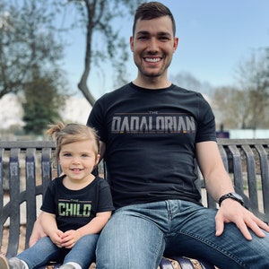 The Dadalorian - The Mamalorian - Father Son Mother Daughter Matching T-Shirts