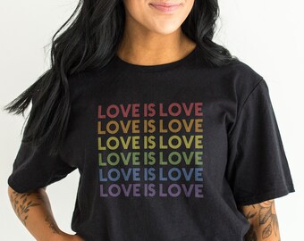 Stolzes LGBT Love Is Love Lesbisches Schwules LGBT-Pride