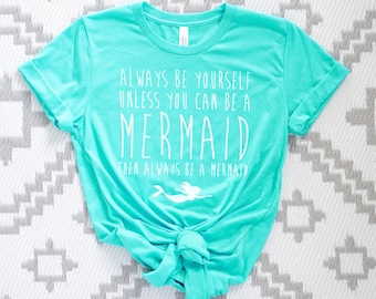 T-shirt Sirena: Sii sempre te stesso - Cotone filato ad anello