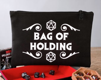 Borsa per dadi D&D, stile borsa portaoggetti (tessuto morbido, taglia grande)
