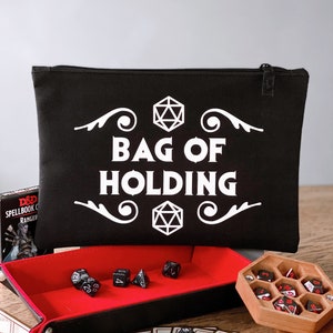 Dungeons And Dragons Dice Bag Bag Of Holding Dungeons And Dragons Gifts D and D Dice Pouch image 1