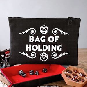 Sac de dés Dungeons and Dragons - Sac de cadeaux Dungeons and Dragons - Pochette de dés D et D