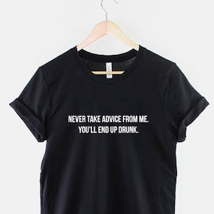 Nimm niemals Rat T-Shirt: Lustiges trinkendes T-Shirt, Stag Do Shirt