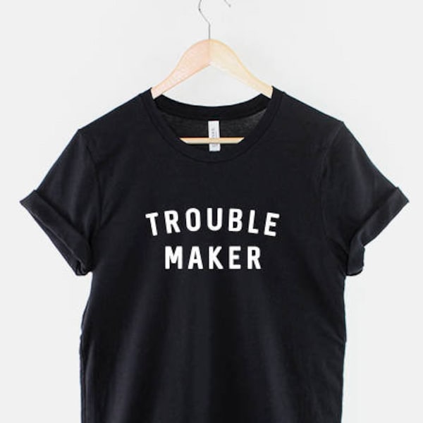 T-shirt Trouble Maker pour enfants - T-shirt drôle pour enfants Trouble Maker