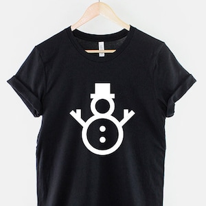Snowman Cute Christmas Festive Shirts XMas T-Shirt