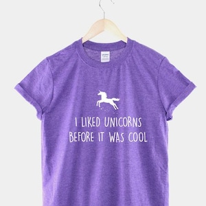 Kids Unicorn T-Shirt - I Liked Unicorns Before It Was Cool Shirt
