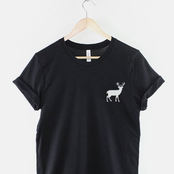 T-shirt mode homme avec logo cerf