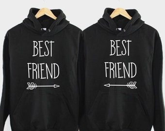 Best Friend Hoodies | Etsy UK