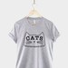 Cats Because People Suck Cat Lover T-Shirt - Funny Cats Word Game