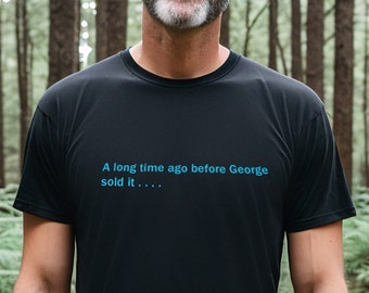 Funny Star Wars Parody T-Shirt - Original Trilogy Fan Shirt – Sci-Fi Nerdy Cotton Tee
