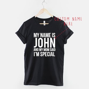 Custom Name T-Shirt - Customised Boys -Girls Name Shirt