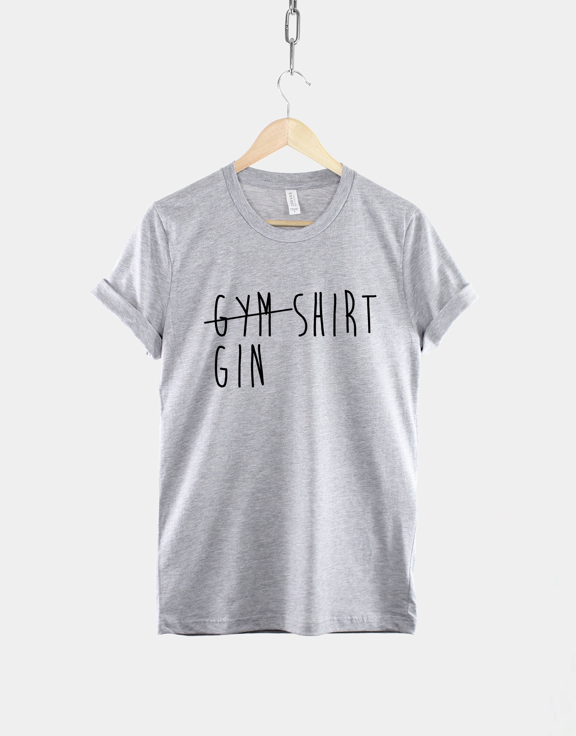 Funny Gym Tshirt / Gin and Tonic TShirt / Gin Shirt Workout T Etsy