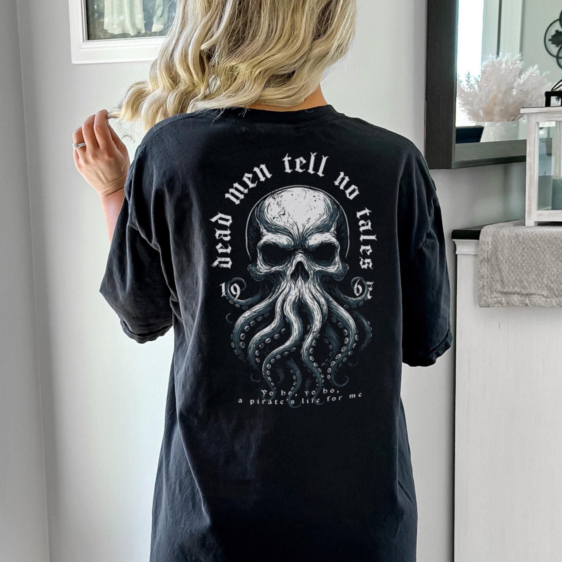 Dead Men Tell No Tales Shirt: Vintage Pirates Ride Skull Tee - Etsy