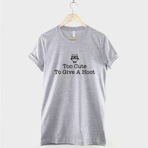 Camiseta de búho caprichosa, linda camiseta con gráfico de búho, camiseta hipster de calle, regalo para amantes de los búhos imagen 2