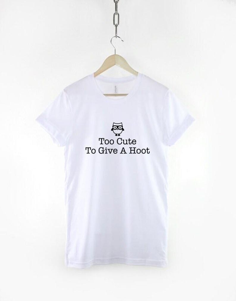 Camiseta de búho caprichosa, linda camiseta con gráfico de búho, camiseta hipster de calle, regalo para amantes de los búhos imagen 3