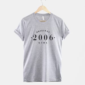 18th Birthday Retro Numbers Tee: Vintage Style Print, Ring Spun Cotton Shirt image 2