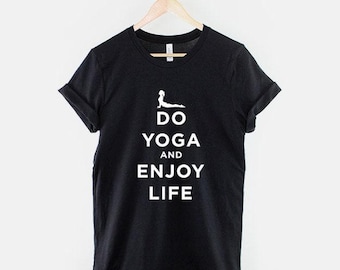 Unisex Yoga Tee: Relaxed Fit, Lightweight Comfort - Ring Spun Cotton, Durable Print, Meditation Apparel