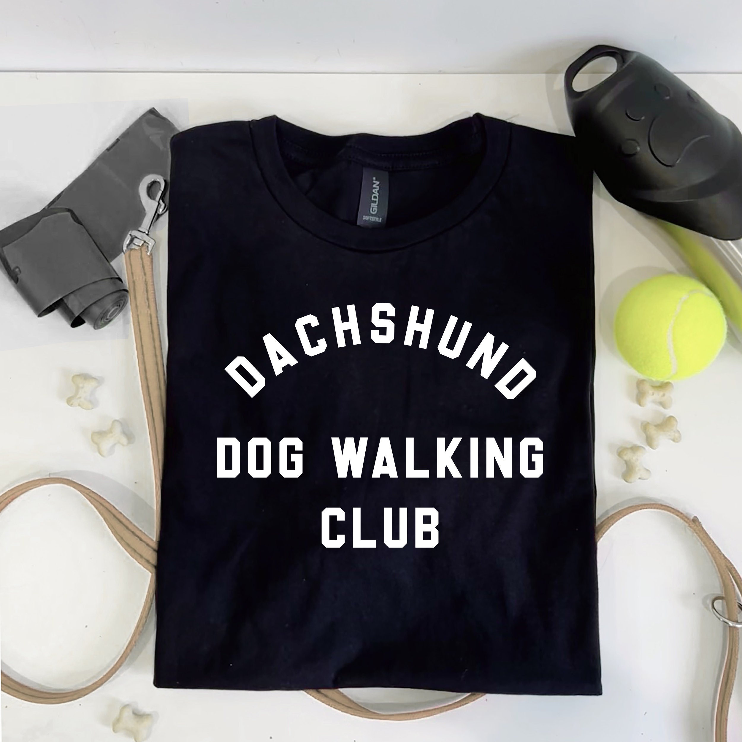 Dachshund T-shirt - Sausage Dog Walking Shirt - Personalised