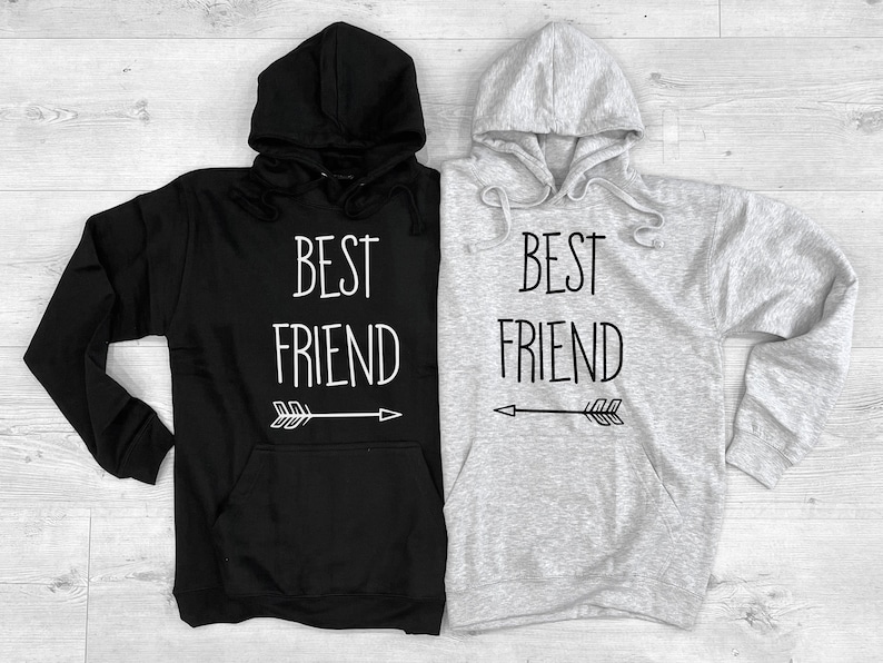 Matching Best Friends Hoodies - Matching Friend Hoodies - Matching Hoodies For Best Friend Hoodie Gift Set Of 2 - Twin Pack 