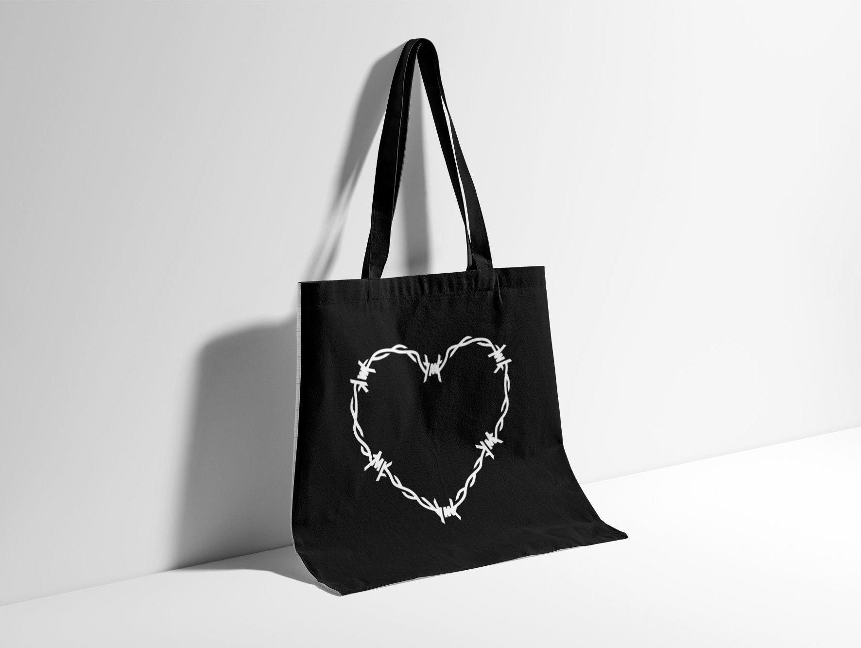 【EMIS】VELOUR HEART TOTE BAG : BLACK Emis Velour Heart Tote Bag Black | eBay