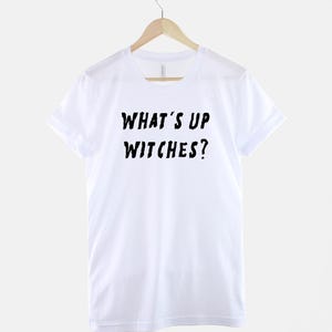 Whats Up Witches Shirt, Pastel Goth Halloween T Shirt, Funny Spooky Graphic Tee, Cute Witchy Gift image 3