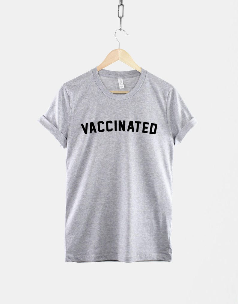 Camiseta con mensaje de vacunación, camiseta gráfica a favor de las vacunas, regalo para concienciar sobre la salud imagen 2