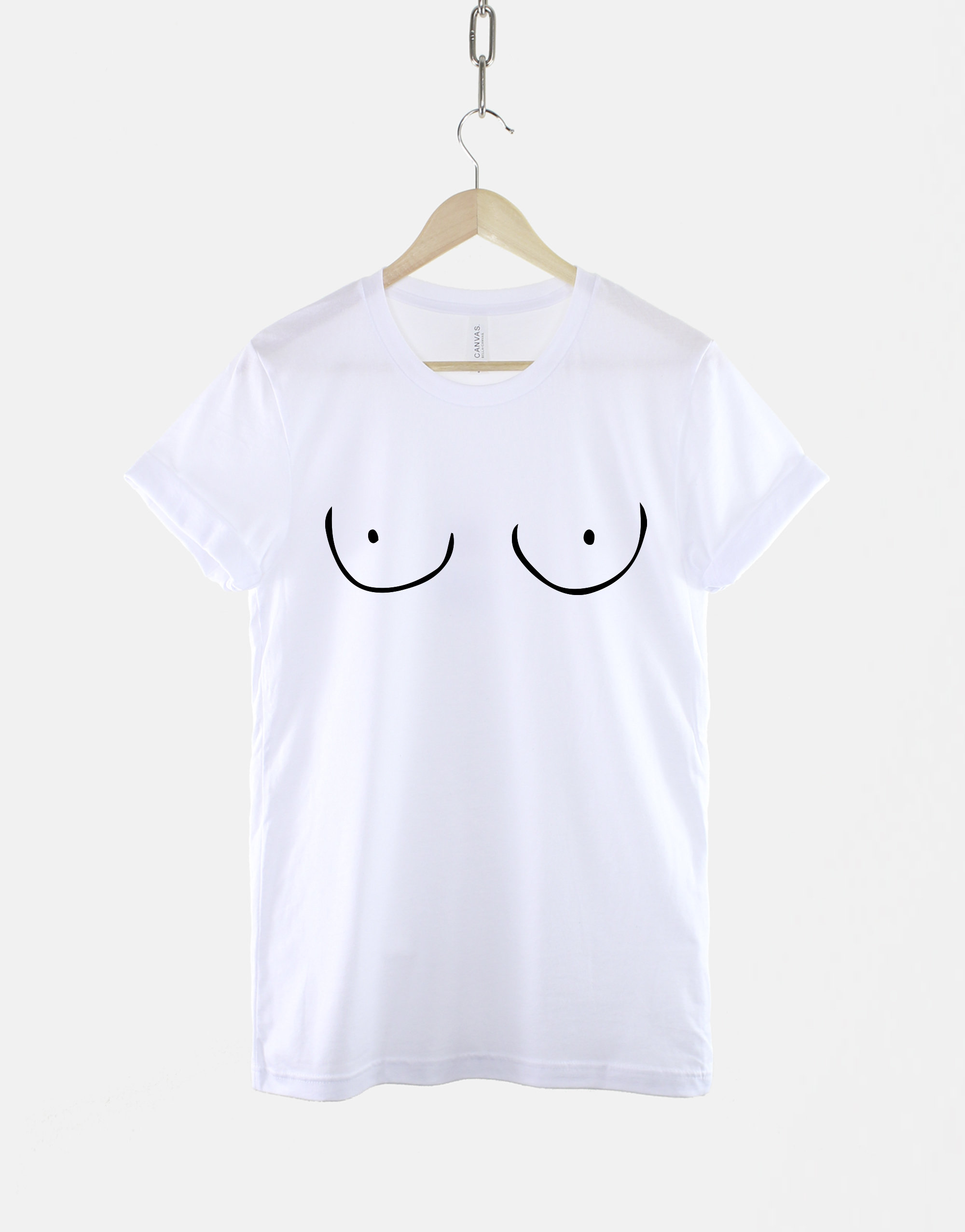  Funny t Shirts - Titties Shirt - Boobs Shirt - Sexy Women  Shirts - Titties - Gift for her (XL) White : Clothing, Shoes & Jewelry