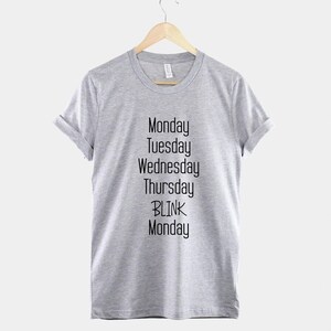 I Hate Mondays Tee: Funny College Humor Shirt, Weekend Blues Design | Soft Ring Spun Cotton, Breathable Comfort | Unisex XS-6XL image 2