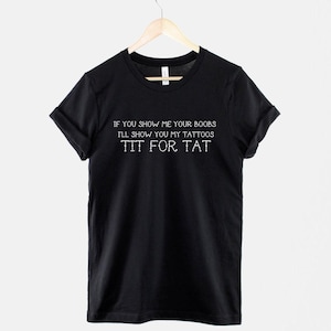 Tattoo Liebhaber Shirt, Ink Kunst Tattoo Geschenk T-Shirt, Edgy Body Art Lifestyle Top, Tattoo Kultur Slogan Shirt Bild 1