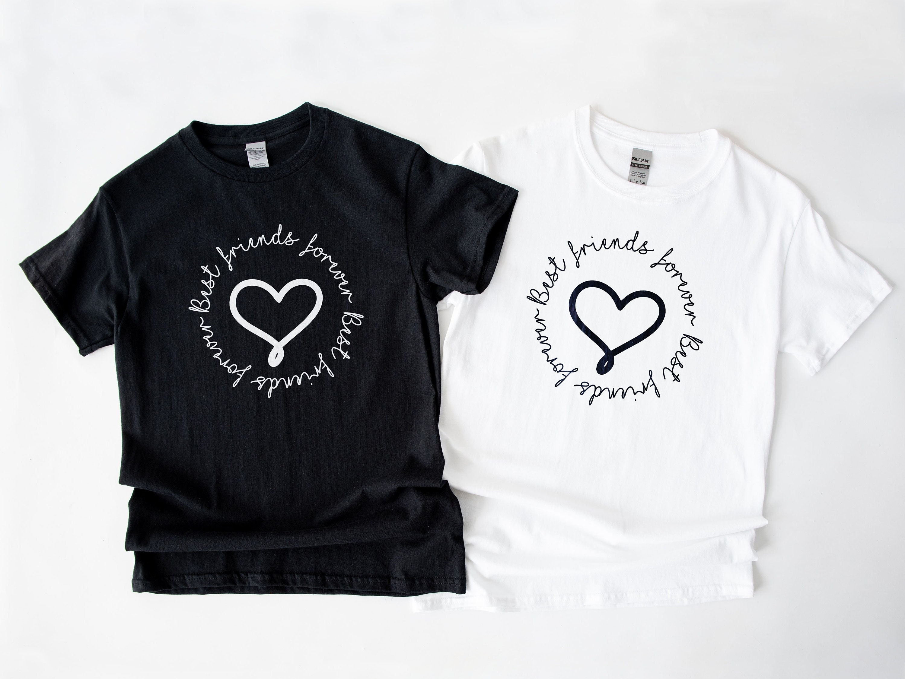 Mejores para siempre camisetas Mujeres mejores amigos - Etsy