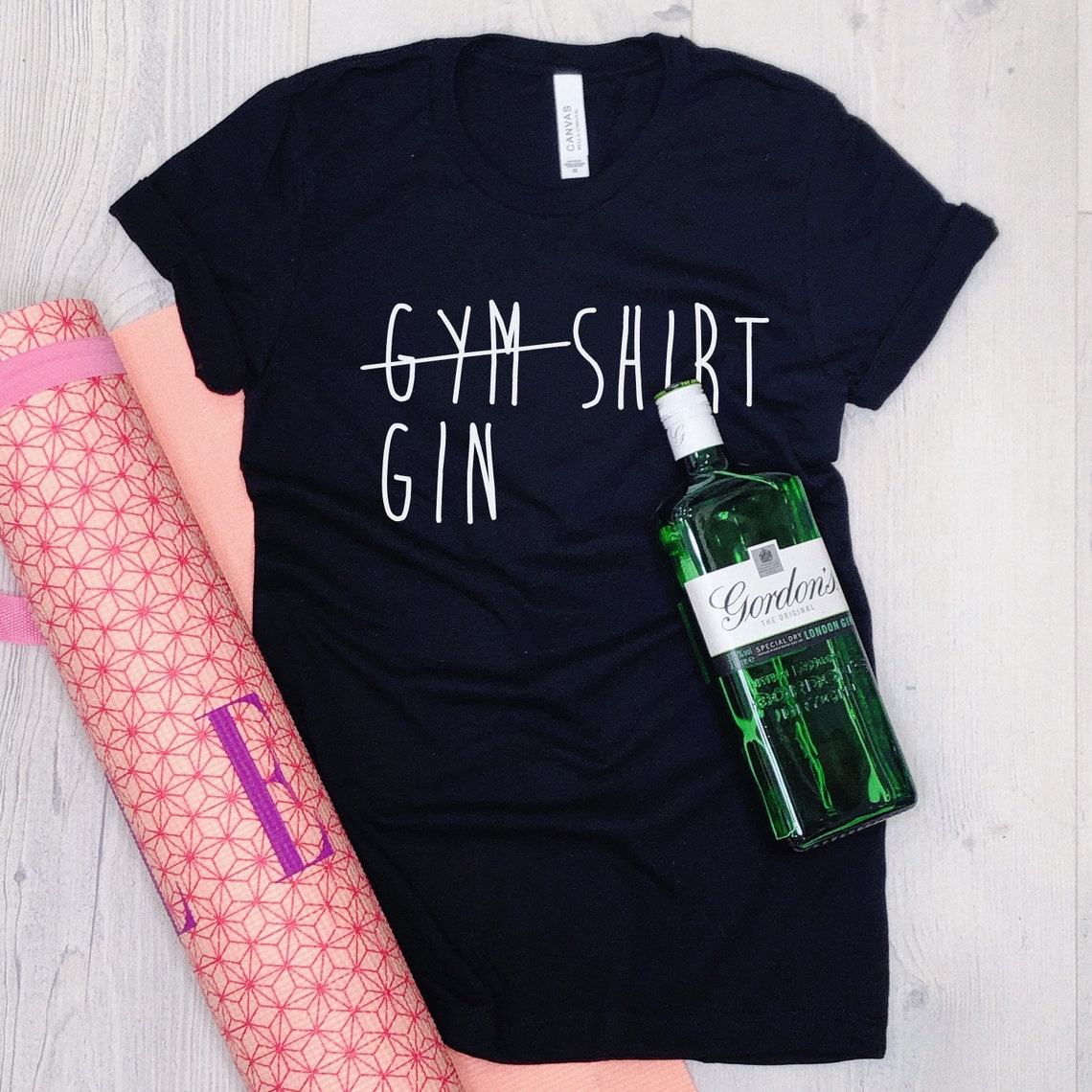 Funny Gym Tshirt / Gin and Tonic TShirt / Gin Shirt Workout T Etsy