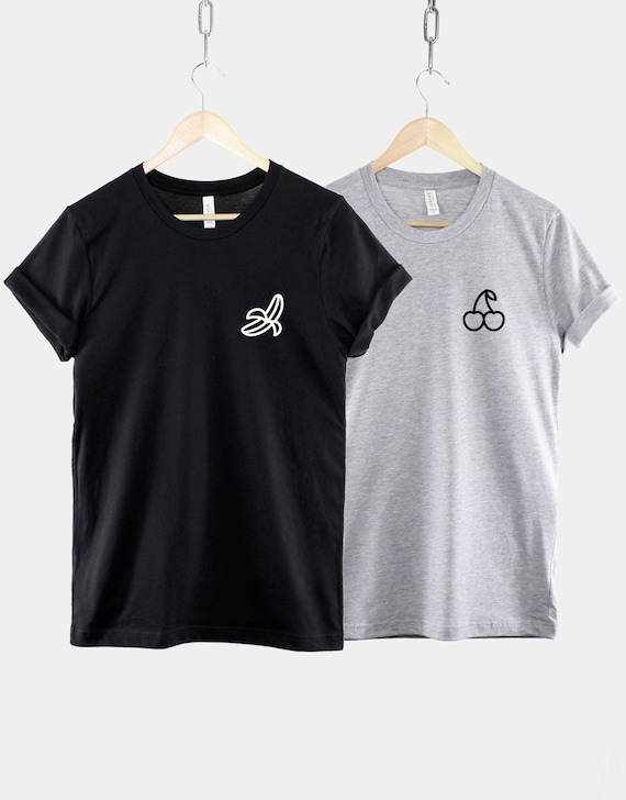 Fruit T-Shirt: Watermelon, Strawberry, Apple - Soft Cotton