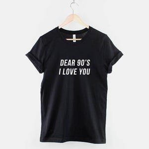 Camiseta nostálgica de los 90, con gráfico "Nacidos en los 90" (unisex, tallas XS-6XL, algodón hilado en anillos suave) imagen 1