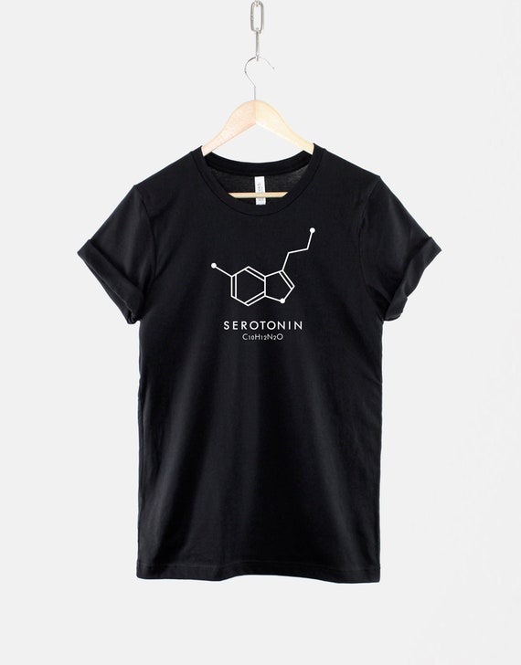 Seratonin Molecular Structure Science T Shirt Seratonin Molecular Structure Science T Shirt