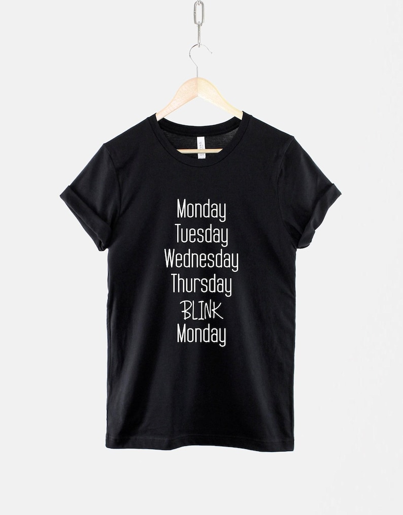 I Hate Mondays Tee: Funny College Humor Shirt, Weekend Blues Design | Soft Ring Spun Cotton, Breathable Comfort | Unisex XS-6XL image 1