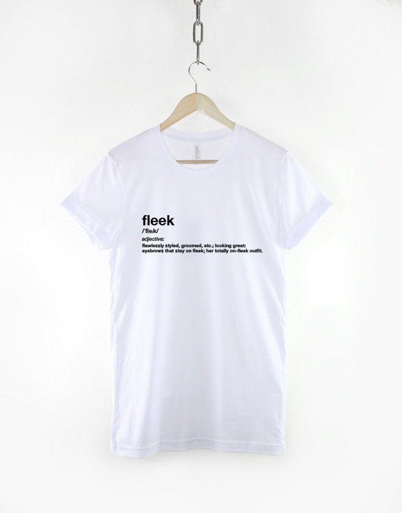 On Fleek Tshirt Dictionary Definition Shirt on Fleek Sassy Etsy