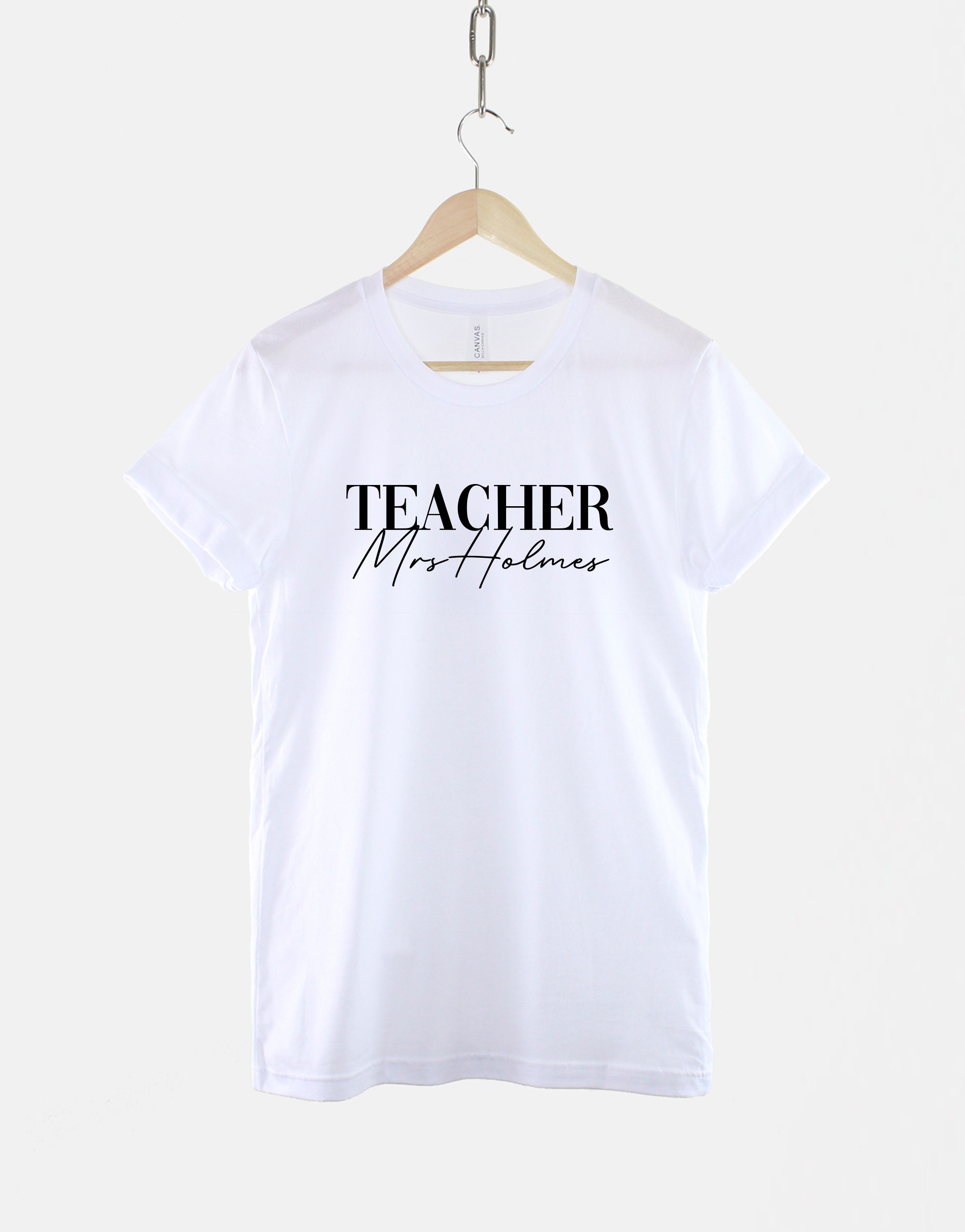 Customized Teacher T-Shirt - Custom School Teacher Shirt