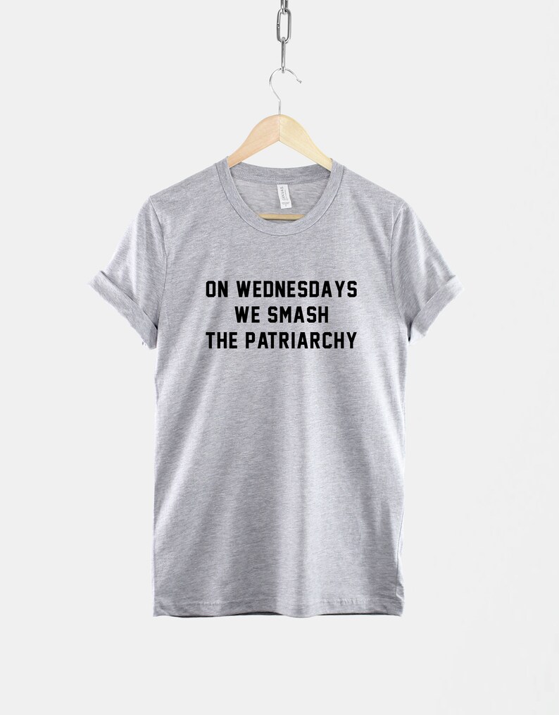 Feministisch shirt - Girl Power Tee Smash The Patriarchy-slogan, empowermentbericht, pasvorm uniseks, zacht katoen afbeelding 2