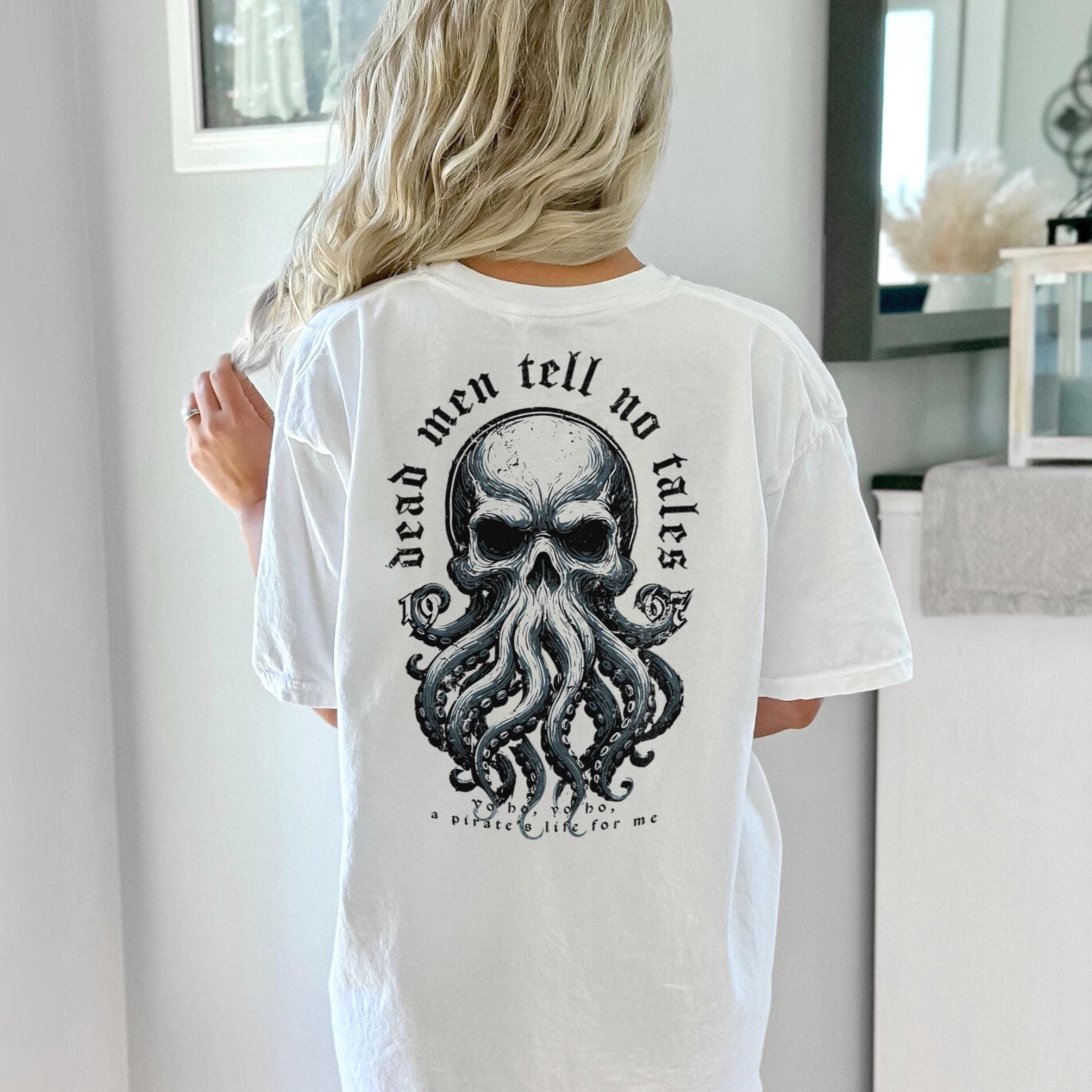 Dead Men Tell No Tales Shirt: Vintage Pirates Ride Skull Tee - Etsy